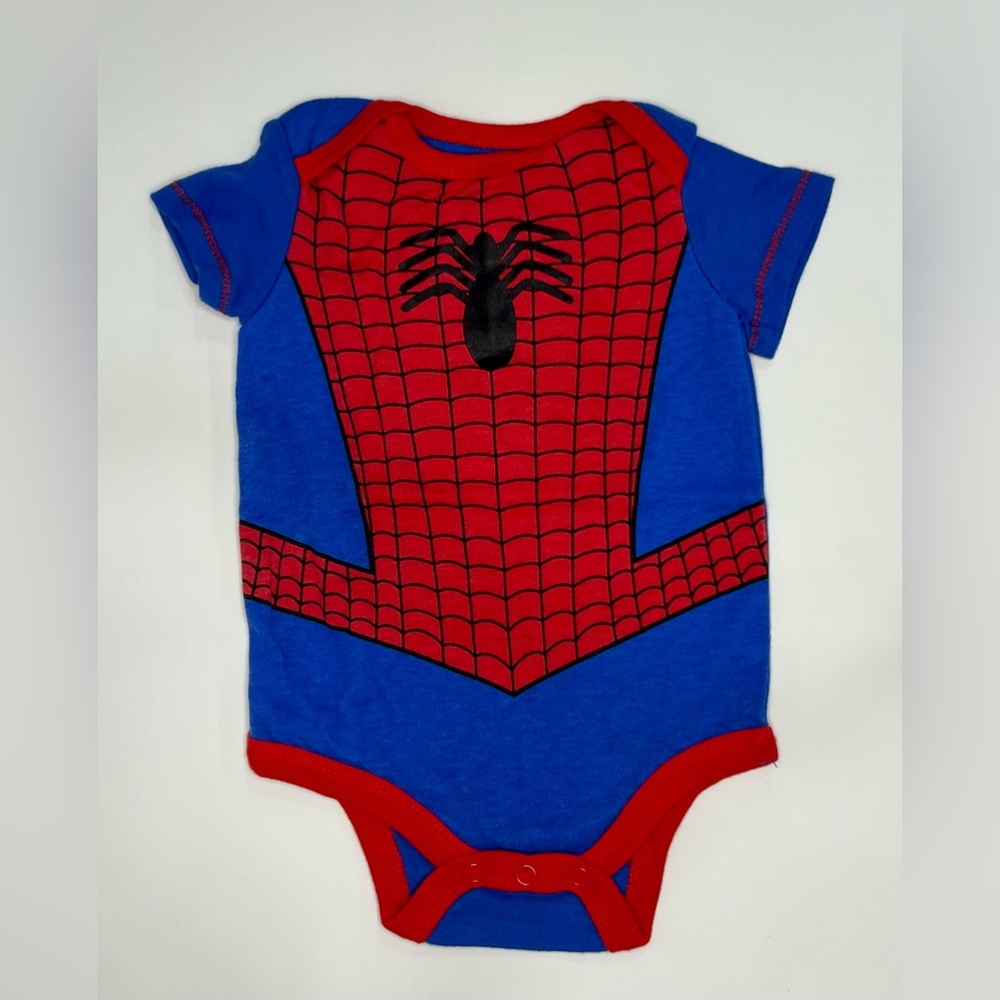 2/$15 ⭐️ Marvel Spiderman One Piece Size 6-9 Months Costume Spider Man